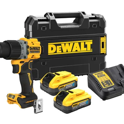 DCD805H2T DEWALT 18V XR POWERSTACK WIERTARKO-WKRĘTARKA Z UDAREM 2 x 5Ah