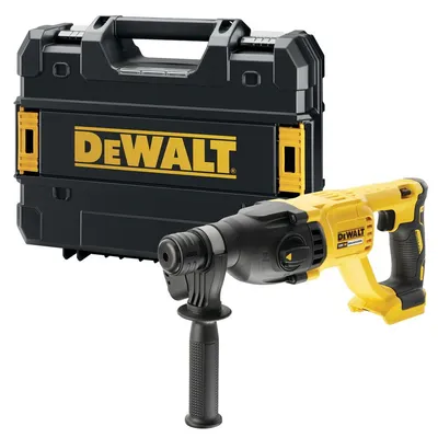 DEWALT DCH133NT 18V 3-funkcyjna młotowiertarka SDS-Plus z silnikiem bezszczotkowym, 26mm, 2.6J (wg. EPTA 05/2009), 0-1550 obr/min, 0-5680 ud/min, kufe