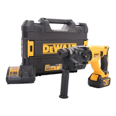 DEWALT DCH133M1 18V 3-funkcyjna młotowiertarka SDS-Plus z silnikiem bezszczotkowym, 26mm, 2.6J (wg. EPTA 05/2009), 0-1550 obr/min, 0-5680 ud/min, kufe