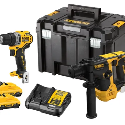 DEWALT DCK2103L2T 12V XR zestaw combo DCD701, DCH072 2x3Ah ładowarka