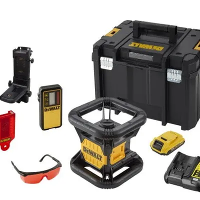 DEWALT DCE074D1R DEWALT Urządzenie laserowe Laser obrotowy 45m 18V