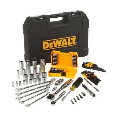 DEWALT DWMT73800-1 Zestaw mechaniczny klucze i nasadki 1/4", 3/8" w walizce 108 el.