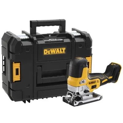 DEWALT DCS335NT 18 V wyrzynarka XR z uchwytem za korpus, kufer - bez aku i ład