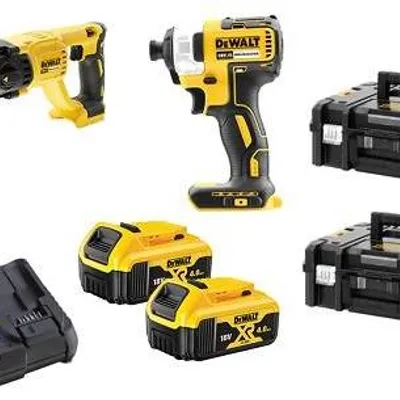 DEWALT DCK2023M2T 18 V zestaw COMBO 2-narzędziowy DCH133 & DCF787 2 x 4Ah i ład