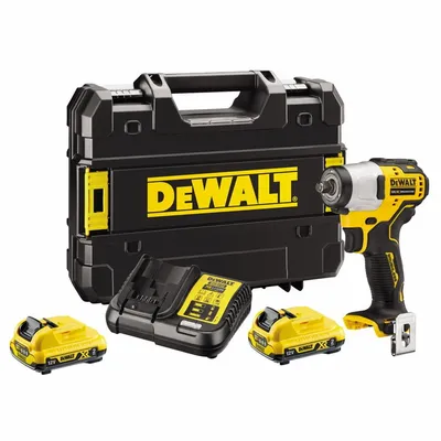 DEWALT DCF902D2 Kompaktowy klucz udarowy 3/8" 12V 168 Nm 2 aku x 2Ah, 1 X ładowarka w kufrze TSTAK