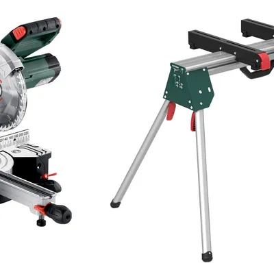 METABO KGS 216 M KAPÓWKA Z POSUWEM, NOWY MODEL + STÓŁ KSU 100