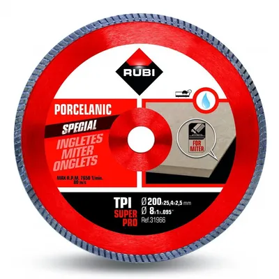 RUBI TARCZA DIAMENTOWA TPI 250 SUPER PRO