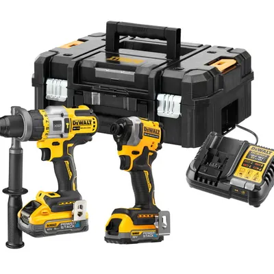 DCK2052H1E1T DEWALT Zestaw combo DCD805 + DCF850 18V 1x5Ah 1x1.7Ah POWERSTACK Walizka TSTaK