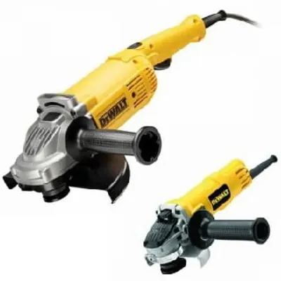 DEWALT DWE492TWIN2 230 mm , 2000W, 6600 obr/min , 2 poz. rękojeści, osłona ochronna, wew. i zew. kołnierz mocujący tarcze + DWE4157, kufer