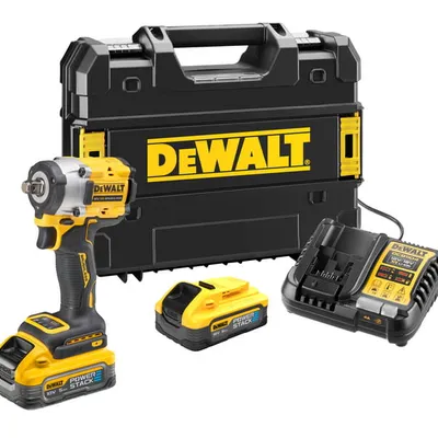 DCF921H2T DEWALT Klucz udarowy 1/2" 610Nm 2x5Ah POWERSTACK walizka TSTAK