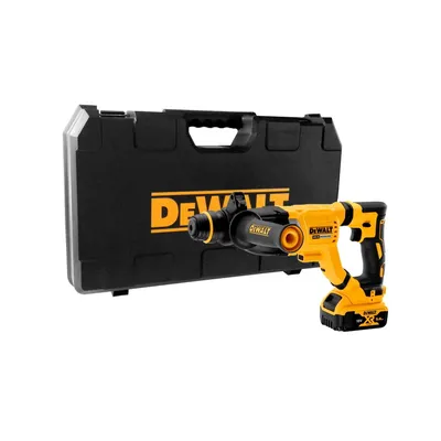 DEWALT DCH263P1 Młotowiertarka 18V XR SDS-Plus 3.0J, 28mm, silnik bezszczotkowy1 x 5.0Ah, ładowarka, kufer