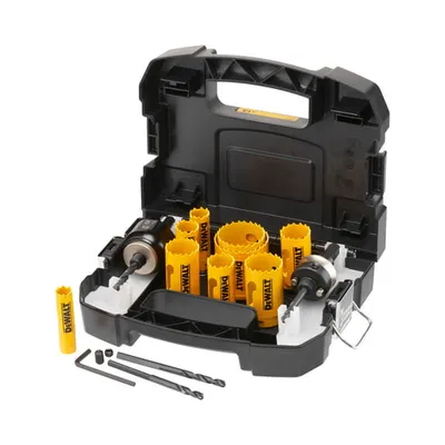 DT90356 DEWALT Otwornice-Zestaw BIM dla elektryka, 11 szt..