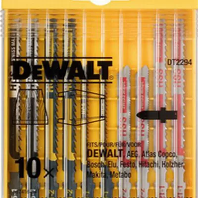 DEWALT Zestaw brzeszczotów do wyrzynarek DT2294