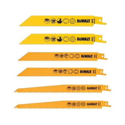 DEWALT DT2444 Brzeszczoty do pił szablastych 6pc