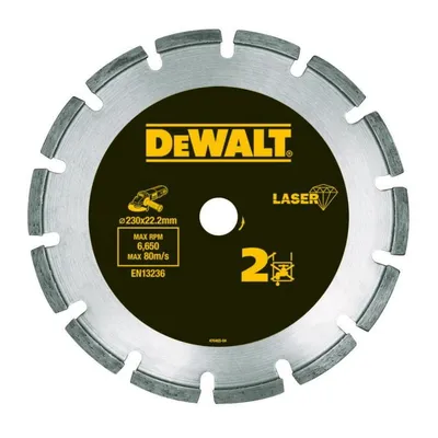 DT3773 DEWALT Tarcza diamentowa do betonu 230x2,4x7,5x22.2 segment. "2"