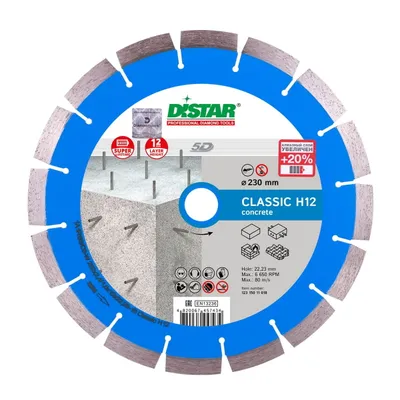 DISTAR Tarcza Diamentowa do żelbetu 150x22,23mm Classic