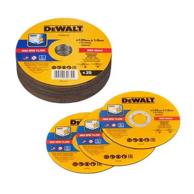 DT20594 DEWALT Tarcza do cięcia 125mm x 1mm 25szt