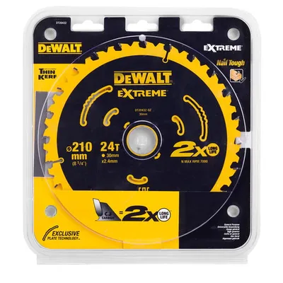 DEWALT DT20432 Tarcza pilarska 210x30/24 zęb