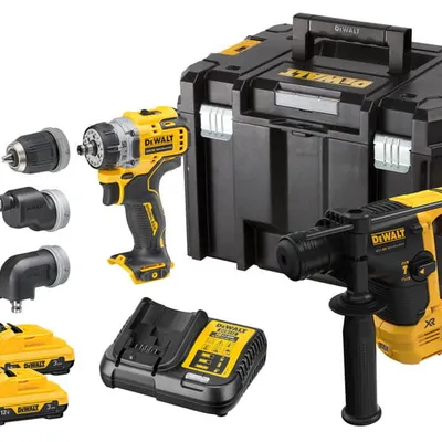 DCK2101L2T DEWALT 12V XR zestaw DCH072 DCD703 2x3Ah TSTAK