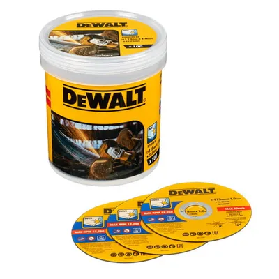 DT20599 DEWALT Tarcza do cięcia 115mm x 1mm 100szt