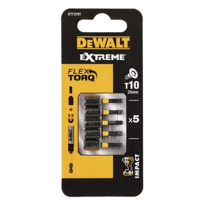 DEWALT DT7379T Końc wkręt udar T10x25 Torsion (5szt)