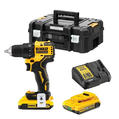 DEWALT DCD708D2T Wiertarko-wkrętarka XR Li-Ion 18V 65Nm , 2 x 2Ah, ładowarka TSTAK