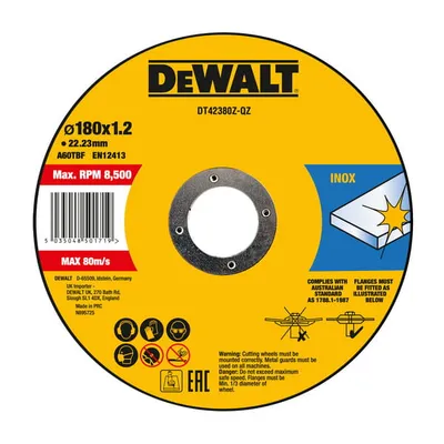 DEWALT DT42380Z Tarcza do cięcia INOX 180X1.6X22.23mm