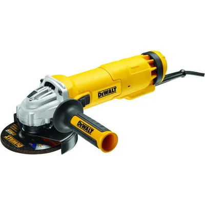 DEWALT DWE4238 Szlifierka kątowa 150mm, 1400W, 9000 obr/min, M14, system wyrzucania pyłu, osłona ochronna, antywibracyjna rękojeść boczna, kołnierz pr