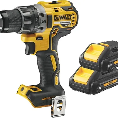 DEWALT DCD791L2T Wiertarko-wkrętarka XR 18V 70Nm, 2 x 3.0Ah, ładowarka, kufer TSTAK