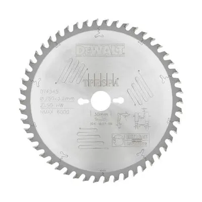 DEWALT DT4345 Tarcza pilarska Trespa circ saw blade 250 x 30mm 50T