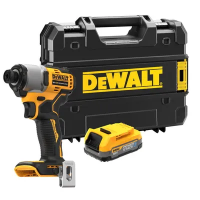 DCF840E1T DEWALT 18V XR ZAKRĘTARKA UDAROWA 1-BIEGOWA 1 x 1.7Ah POWERSTACK