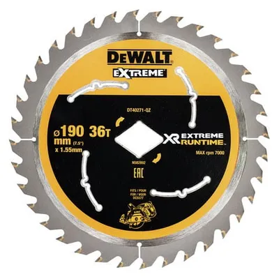 DEWALT DT40271 Tarcza pilarska do DCS577 190x36T CTB