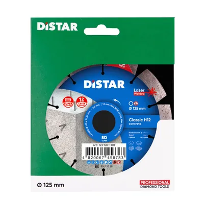 DISTAR Tarcza Diamentowa do żelbetu 125x22,23mm Classic