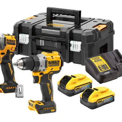 DCK2051H2T DEWALT Zestaw combo DCD800 + DCF850 18V XR 2x1.7Ah POWERSTACK Walizka TSTAK