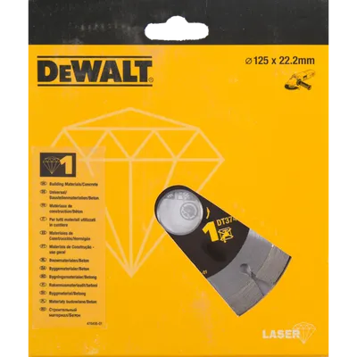 DT3741 DEWALT Tarcza diamentowa do cegły 125x2x7,5x22.2 segment. "1"