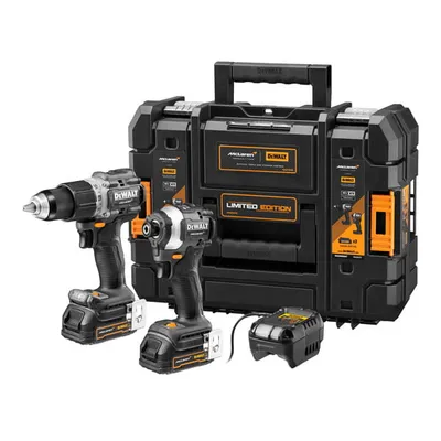 DCK200ME2GT DEWALT Zestaw COMBO Wkrętarka + Zakrętarka DCD85 = DCD805 + DCF85 = DCF850 2x1,7Ah PowerStack – EDYCJA LIMITOWANA MCLAREN