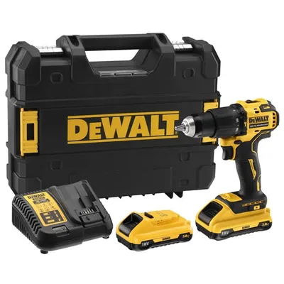 DEWALT DCD709L2T wiertarko-wkrętarka z udarem 18V XR 65Nm 2 x 3.0Ah, ład, kufer TSTAK