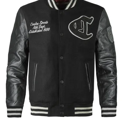 CORDON TEAM JACKET BLACK - legendarna męska kurtka typu college