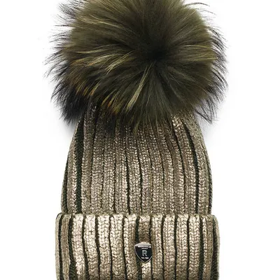 Czapka ROCKANDBLUE POM POM X Army Champagne