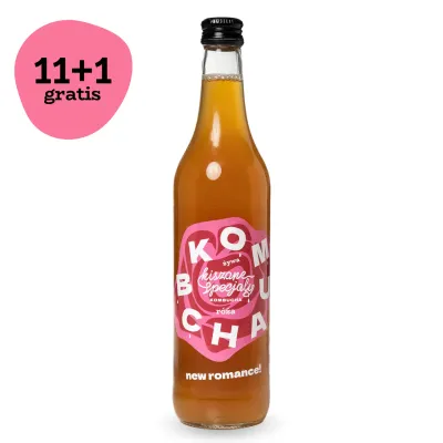 Kombucha róża 500ml 11 sztuk + 1 GRATIS