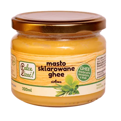 Masło sklarowane Ghee ziołowe 320ml