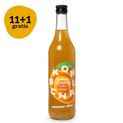 Kombucha mango 500ml 11 sztuk + 1 GRATIS