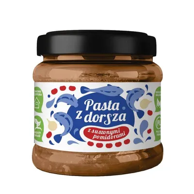 Pasta z dorsza z suszonymi pomidorami 140g