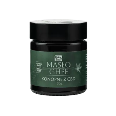 Masło sklarowane Ghee konopne z CBD 30g