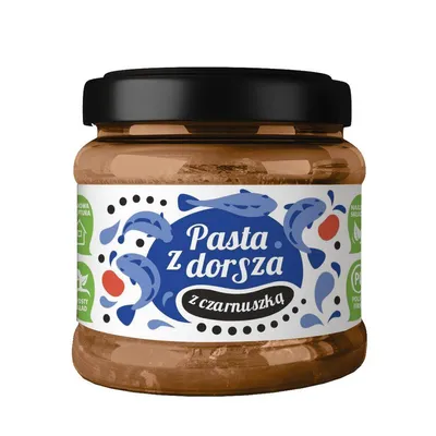 Pasta z dorsza z czarnuszką 140g