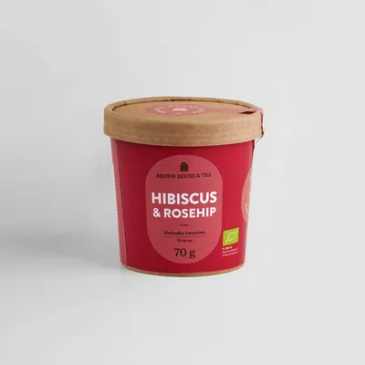 Herbata owocowa HIBISCUS & ROSEHIP 70g