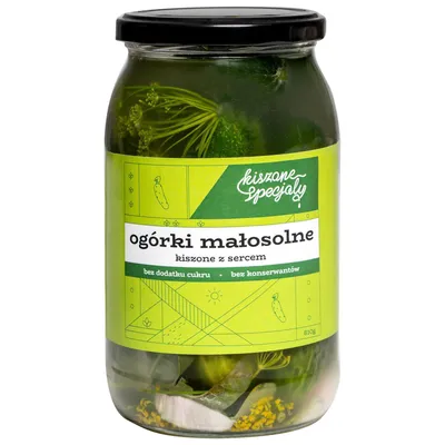 Ogórki małosolne 810g