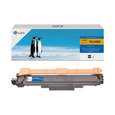 G&G kompatybilny toner z TN243BK, black, 1000s, NT-PB243BK, dla Brother DCP-L3500, MFC-L3730, MFC-L3740, MFC-L3750, N