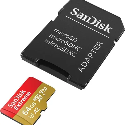 SanDisk Karta pamięci Extreme microSDXC 64GB 170/80 MB/s A2 V30 U3