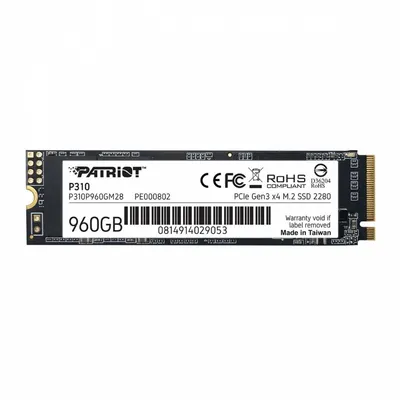 Patriot Dysk SSD P310 960GB M.2 2280 2100/1800 PCIe NVMe Gen3 x 4